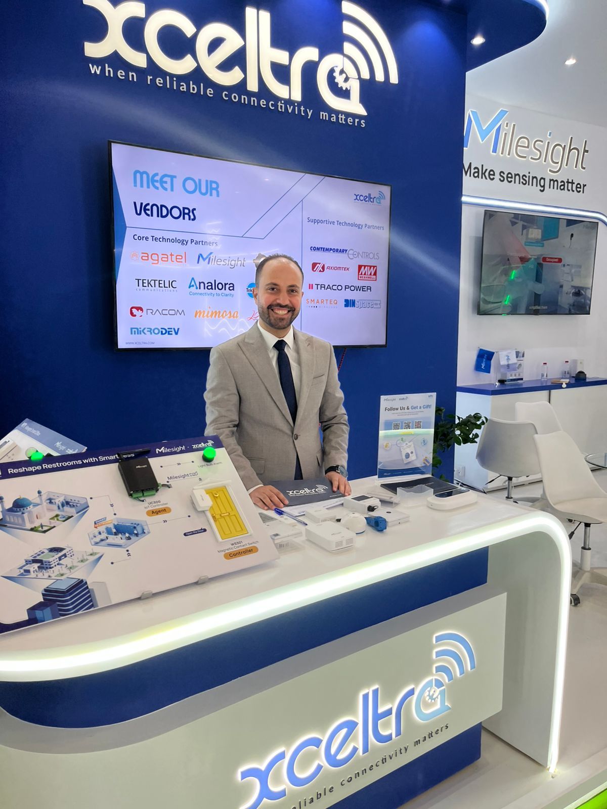 Xceltra booth at Smart Cities Saudi Expo 2025